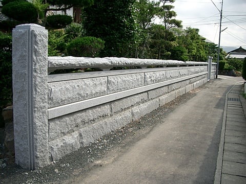 石塀・門柱　施工例３